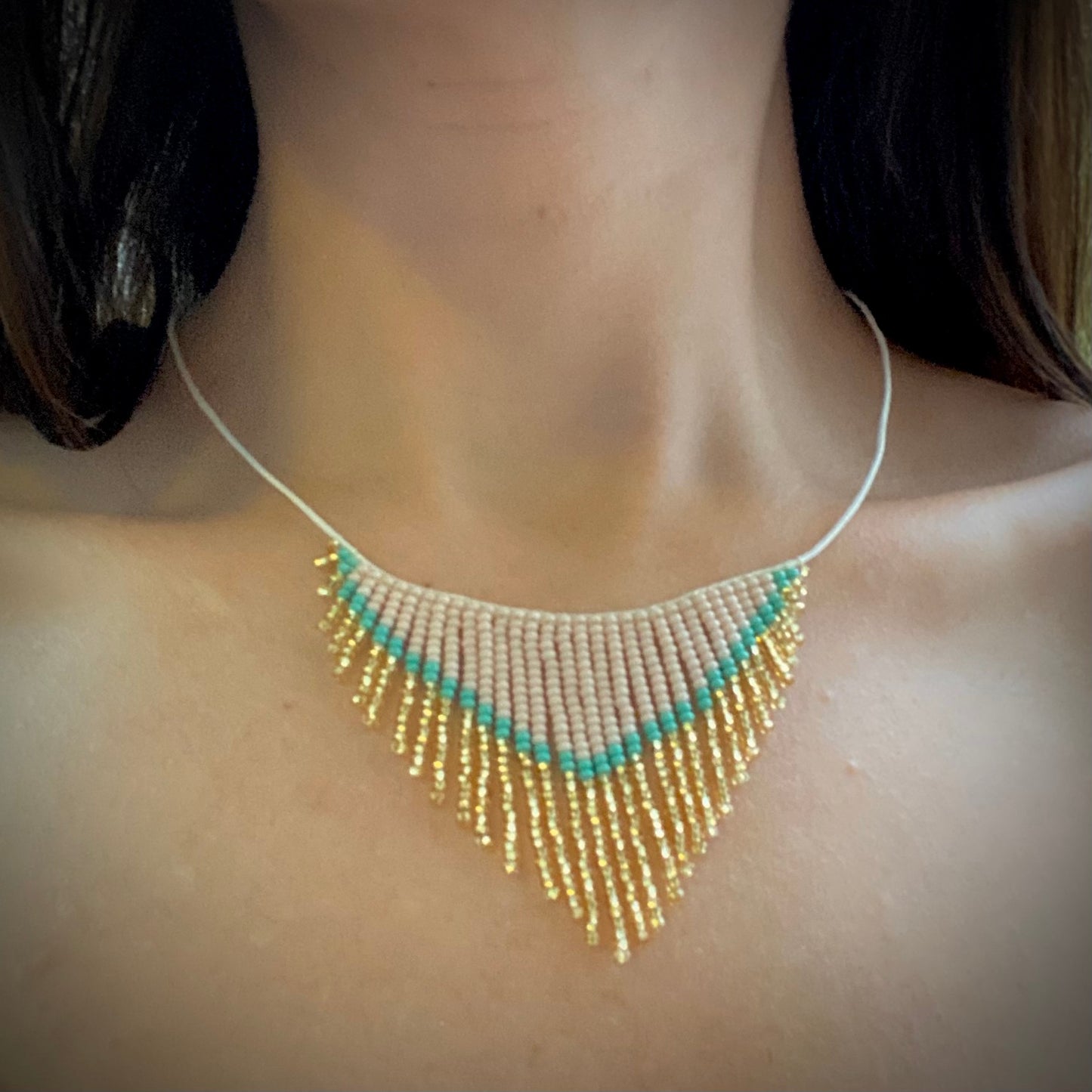 Beaded choker